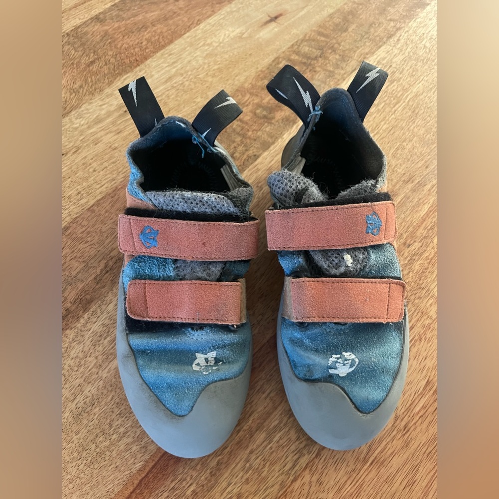 Evolv VTR3D Climbing Shoes Blue Orange Grey US 4.5 EUR 37.5 Unisex